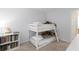 Bedroom featuring a white bunk bed, neutral carpet and bookshelf at 1199 Landau Ln, Mount Pleasant, SC 29466