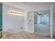 This bathroom leads to a large bedroom with ceiling fan at 125 Eston Dr, Goose Creek, SC 29445