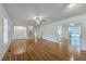 Spacious living room with hardwood floors and an open layout at 125 Eston Dr, Goose Creek, SC 29445