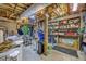 Unfinished basement with exposed beams, ample storage space, and utilities at 13 32Nd Ave, Isle of Palms, SC 29451