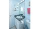 Bathroom featuring a granite topped vanity and modern lighting at 1327 Pinnacle Ln, Charleston, SC 29412