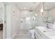 Spa-like bathroom features a walk-in shower, modern fixtures, and ample natural light at 1467 Battalion Dr, James Island, SC 29412