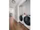 Hallway laundry room featuring stacked washer and dryer units at 15 H Street St, Charleston, SC 29403