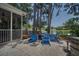 Spacious backyard with a fire pit, Adirondack chairs, and a glimpse of the lake, perfect for relaxation and enjoyment at 1709 Blalock St, Mount Pleasant, SC 29466