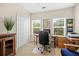 This office space features a closet, natural light, and serene views of the outdoors at 1709 Blalock St, Mount Pleasant, SC 29466