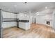 Bright kitchen with stainless steel appliances, white cabinetry, and an open layout at 19 Milano Ct, Hanahan, SC 29410