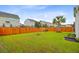 Spacious backyard featuring a well-maintained lawn, mature trees, and a privacy fence for outdoor enjoyment at 192 Weeping Cypress Dr, Moncks Corner, SC 29461
