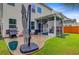 Enjoy outdoor living on the stamped concrete patio and screened porch at 192 Weeping Cypress Dr, Moncks Corner, SC 29461