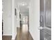 Hallway view features hardwood floors and contemporary finishes at 192 Weeping Cypress Dr, Moncks Corner, SC 29461