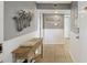 Hallway featuring coastal decor leading to various rooms at 201 W Arctic Ave # 406, Folly Beach, SC 29439