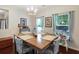 Tastefully decorated dining room with a large table and unique seating at 2025 Maybelles Ln, Charleston, SC 29414