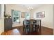 Bright dining room with a modern chandelier and stylish decor at 2025 Maybelles Ln, Charleston, SC 29414