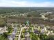 Expansive aerial view of a residential neighborhood, backing onto green space at 2141 Sandy Point Ln, Mount Pleasant, SC 29466