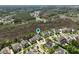 Neighborhood aerial view featuring scenic waterfront and marsh views from above at 2141 Sandy Point Ln, Mount Pleasant, SC 29466