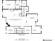 Detailed floor plan showcasing the layout of the first floor, including kitchen, bedrooms, bathrooms, and living areas at 2141 Sandy Point Ln, Mount Pleasant, SC 29466