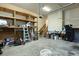 Spacious garage with ample storage and work space at 2141 Sandy Point Ln, Mount Pleasant, SC 29466