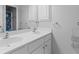 Bright bathroom with double sink and updated fixtures at 2184 Tall Grass Cir, Mount Pleasant, SC 29466