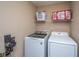 A laundry room with modern washer and dryer at 286 Chemistry Cir, Ladson, SC 29456