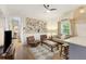 Cozy living room with hardwood floors and neutral decor at 29 Bogard St, Charleston, SC 29403