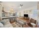 Open-concept living space featuring hardwood floors and a ceiling fan at 29 Bogard St, Charleston, SC 29403