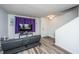 Inviting living room with modern flooring, neutral walls, and a staircase leading to upper floors at 306 Crestview Dr # C, Summerville, SC 29485
