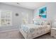 Serene bedroom with a queen bed, soft color palette, and bright window views at 3751 Copahee Sound Dr, Mount Pleasant, SC 29466