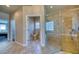 Bathroom features a glass shower and toilet plus view to main bedroom at 3751 St Ellens Dr, Mount Pleasant, SC 29466
