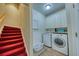 Convenient laundry area with modern appliances and storage cabinets at 3751 St Ellens Dr, Mount Pleasant, SC 29466