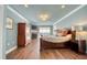 Spacious main bedroom has a fireplace, sitting area, and ample natural light at 3751 St Ellens Dr, Mount Pleasant, SC 29466