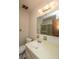 Standard bathroom featuring a vanity with sink, toilet, and walk-in shower at 4328 Cheviot Dr, North Charleston, SC 29418