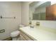 Bathroom featuring a standard vanity, toilet, and walk-in shower at 4328 Cheviot Dr, North Charleston, SC 29418