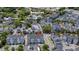 A neighborhood featuring modern townhomes, green spaces, and walking paths at 4404 Avery Ave, North Charleston, SC 29405