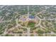 Park Circle aerial view, showcasing a circular layout with community facilities, recreational areas, and surrounding residential streets at 4924 France Ave, North Charleston, SC 29405