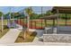 Exterior showcasing Billy Crosby Field at Park Circle, featuring a well-kept baseball field with spectator seating and signage at 4924 France Ave, North Charleston, SC 29405