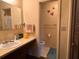 Simple bathroom features a functional vanity, a toilet room, and unique bird wall decor at 5 Apple Cir, Goose Creek, SC 29445