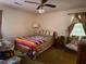 A comfortable bedroom with unique vintage decor at 5 Apple Cir, Goose Creek, SC 29445