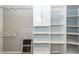 Walk-in closet featuring adjustable shelves for customized storage at 5002 W Liberty Meadows Dr, Summerville, SC 29485