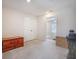 Bright bedroom boasts neutral carpet, closet and doorway to another room at 502 Duskywing Dr, Goose Creek, SC 29445
