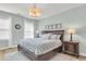 Cozy bedroom with a patterned bedspread, bedside tables, and soft lighting, providing a relaxing retreat at 656 Coleman Blvd # 703, Mount Pleasant, SC 29464