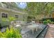 A relaxing outdoor patio with modern furniture at 735 Woodward Rd, Charleston, SC 29407