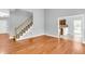 Hallway and stairway that lead into the kitchen at 8166 Scottswood Dr, North Charleston, SC 29418