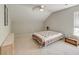 Bedroom with neutral walls, carpet, and a window that allows natural light, creating a comfortable space at 8965 N Red Maple Cir, Summerville, SC 29485