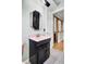Bathroom with decorative sink and cabinet at 1027 E Recess Rd, Hanahan, SC 29410