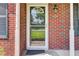 Close up of the glass front door at 1027 E Recess Rd, Hanahan, SC 29410