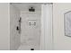 A gorgeous bathroom with a standing shower and modern shower head at 105 Bermuda Ct, Summerville, SC 29485