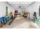 Spacious two-car garage with ample storage space for tools and equipment at 1055 Royalist Rd, Mount Pleasant, SC 29464