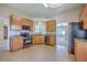 Well-equipped kitchen with granite countertops, stainless steel appliances, and ample cabinet space at 110 Salinas Ct, Summerville, SC 29483