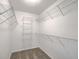 Spacious walk-in closet with built-in shelving and ample storage space at 110 Salinas Ct, Summerville, SC 29483