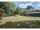 Large, private backyard with a mix of open space and mature trees, ideal for outdoor relaxation and Gathering gatherings at 116 Cone Ln, Summerville, SC 29483