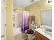 Bathroom with a tub, shower, toilet, sink, and mirror at 120 Larkspur Dr, Goose Creek, SC 29445